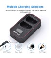 شارژر دوبل باتری کینگما مدل KingMa LP-E6 Battery Dual Charger for Canon