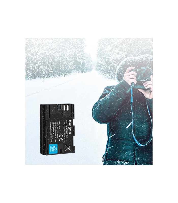 شارژر دوبل باتری کینگما مدل KingMa LP-E6 Battery Dual Charger for Canon