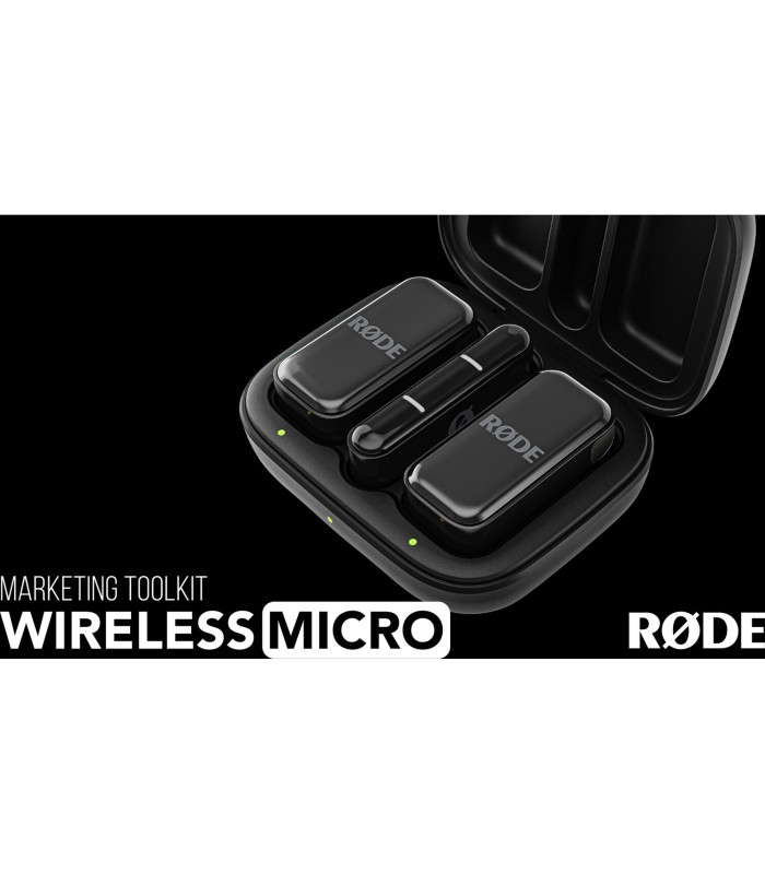 میکروفون بی‌سیم رود مدل RODE Wireless Micro 2-Person with USB-C Connector | رنگ مشکی