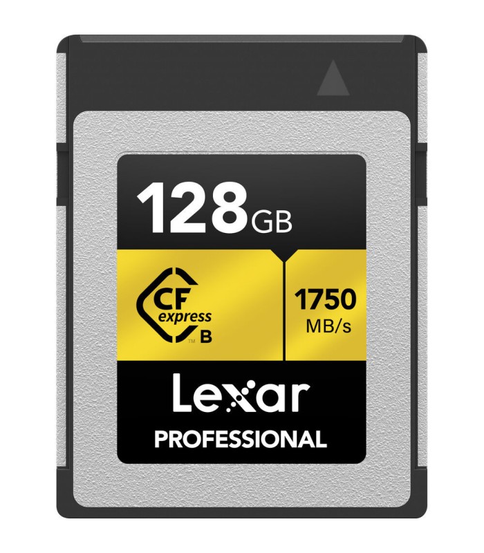 کارت حافظه ۱۲۸ گیگابایت لکسار مدل Lexar CFexpress Pro Type B Gold