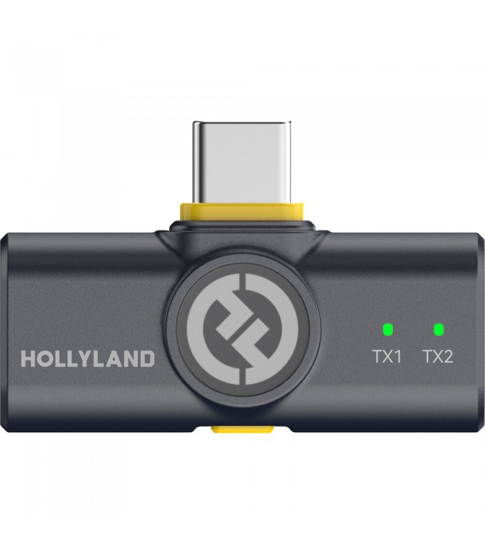 میکروفون بی‌سیم هالی‌لند پک کمبو مدل Hollyland LARK M2 DUO Combo | رنگ مشکی ( یک سال گارانتی شرکتی )