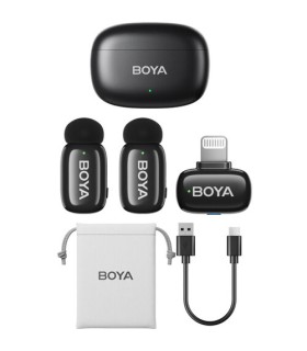 میکروفون بی‌سیم دوکاربره بویا مدل BOYA mini Lightning