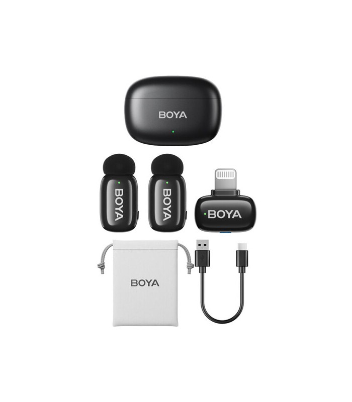 میکروفون بی‌سیم دوکاربره بویا مدل BOYA mini Lightning