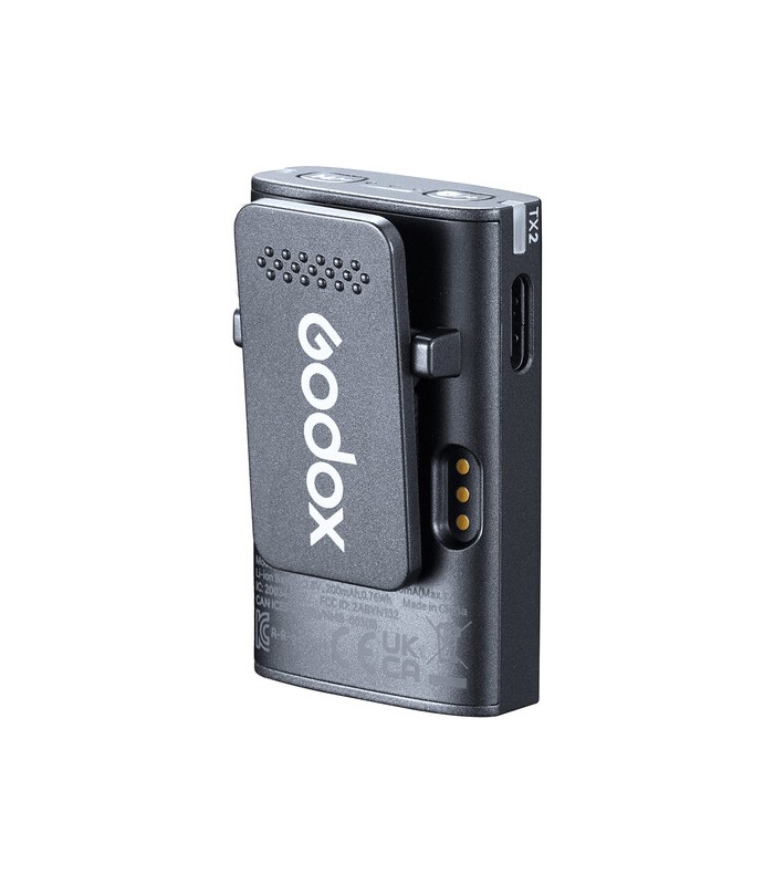 میکروفون بی‌سیم گودکس مدل Godox Cube-C Kit 2 USB-C Connector | رنگ مشکی