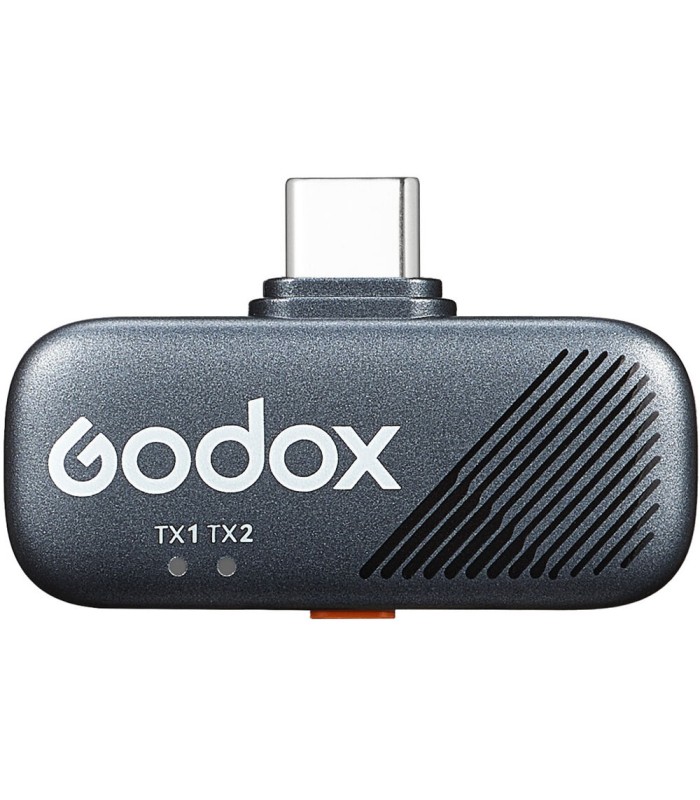 میکروفون بی‌سیم گودکس مدل Godox Cube-C Kit 2 USB-C Connector | رنگ مشکی