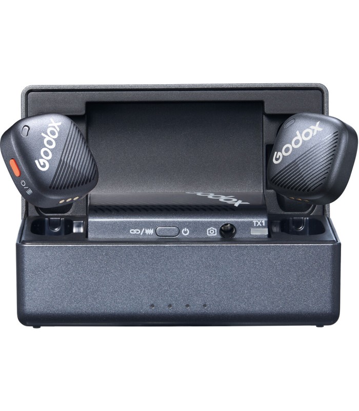 میکروفون بی‌سیم گودکس مدل Godox Cube-C Kit 2 USB-C Connector | رنگ مشکی