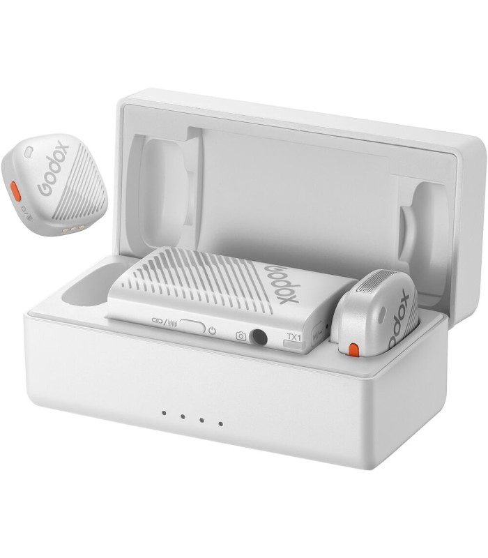 میکروفون بی‌سیم گودکس مدل Godox Cube-C Kit 2 USB-C Connector | رنگ سفید