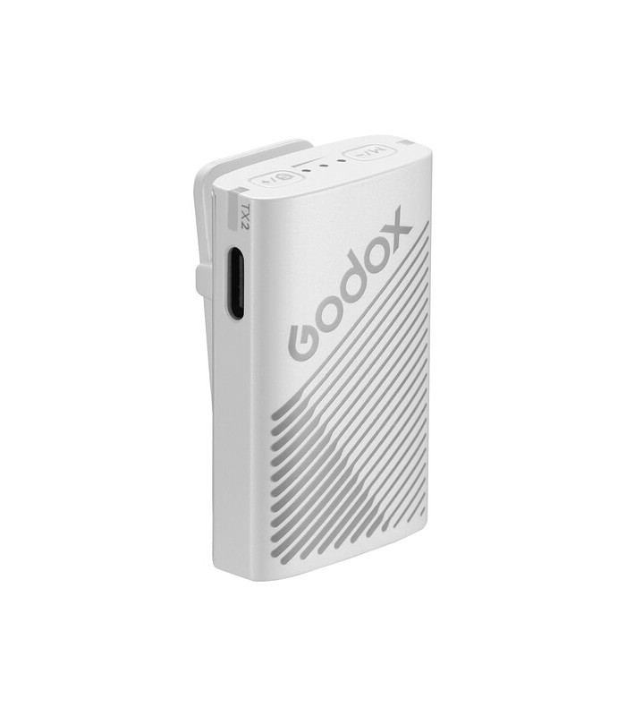 میکروفون بی‌سیم گودکس مدل Godox Cube-C Kit 2 USB-C Connector | رنگ سفید