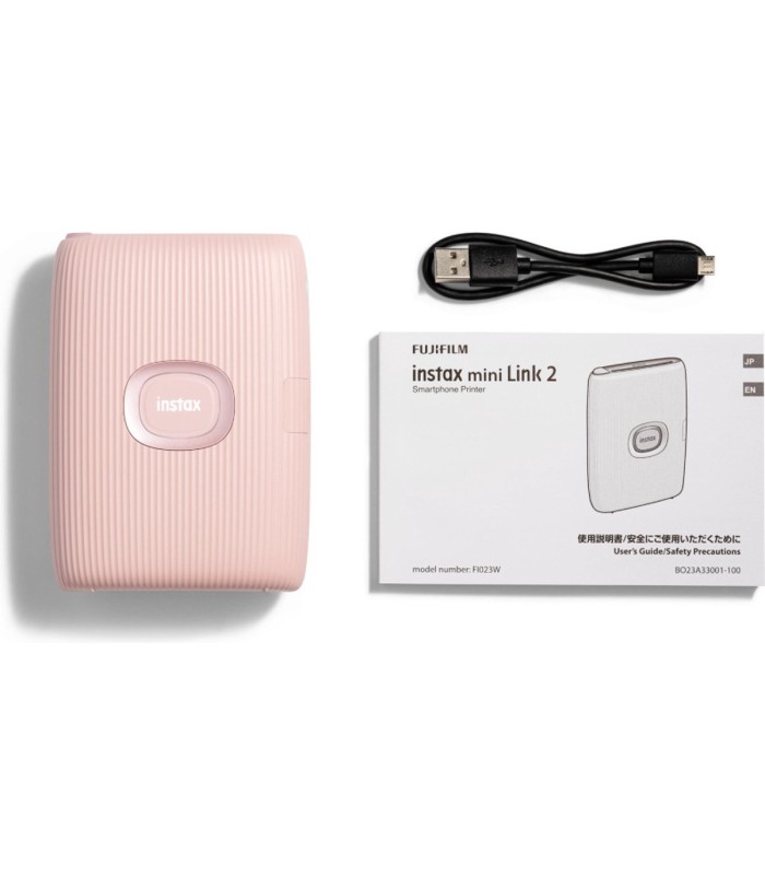 پرینتر چاپ سریع عکس فوجی فیلم FUJIFILM INSTAX Mini مدل 2 Link - رنگ صورتی