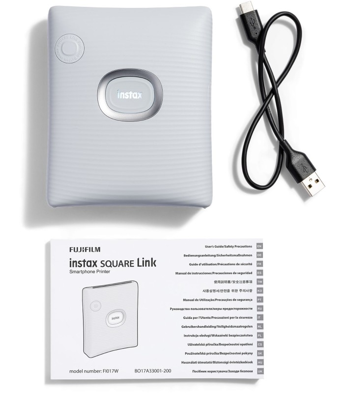 پرینتر چاپ سریع عکس فوجی فیلم مدل FUJIFILM instax SQUARE Link | رنگ سفید
