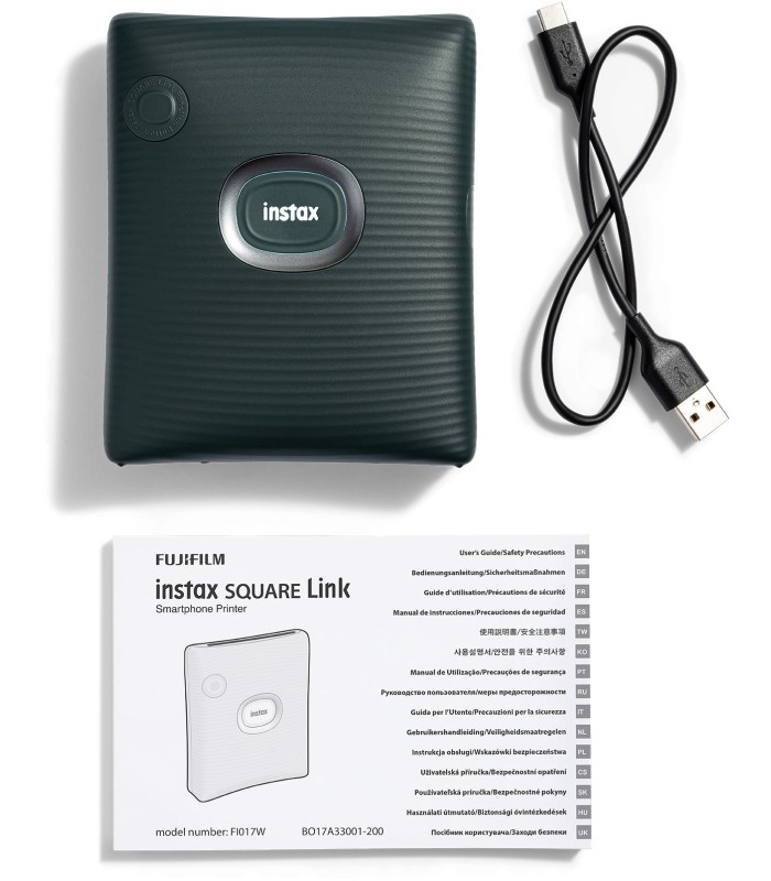 پرینتر چاپ سریع عکس فوجی فیلم مدل FUJIFILM instax SQUARE Link | رنگ سبز