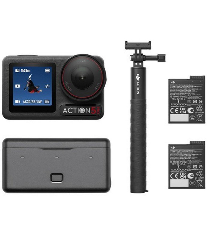 دوربین ورزشی اسمو اکشن ۵ پرو | DJI Osmo Action 5 Pro Adventure پک ادونچر