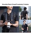 بند گردنی دوربین کی اند اف مدل K&F Camera 32mm Neck Strap - رنگ آبی