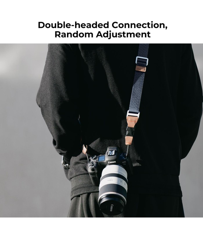 بند گردنی دوربین کی اند اف مدل K&F Camera 32mm Neck Strap - رنگ آبی