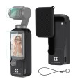 کیت کاور سیلیکونی و محافظ صفحه‌نمایش کی اند اف سازگار با اسمو پاکت ۳ | K&F Osmo Pocket 3 Camera Silicone Case