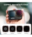 کیت فیلتر ان دی و پلاریزه سازگار با گوپرو ۹ تا ۱۴ | K&F GOPRO Hero 9/10/11/12/13/14 Action Camera Filter Set