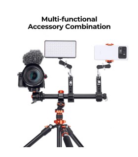 واسطه عمودی شونده سه پایه کی اند اف مدل K&F Camera Center Tripod Old model KF31.010
