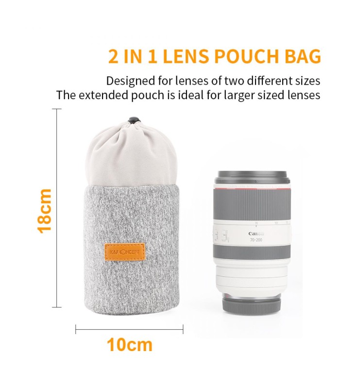 کیف لنز کی اند اف | K&F Camera Lens Bag