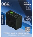 باتری دوربین دی بی کی مدل DBK F970-T 6000mAh