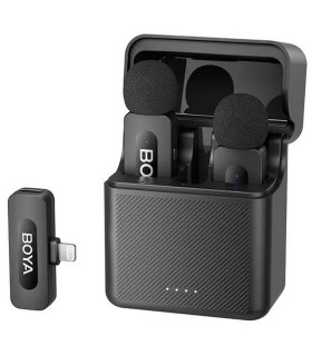 میکروفون یقه‌ای بی‌سیم بویا مدل BOYA BY-V3 - لایتنینگ