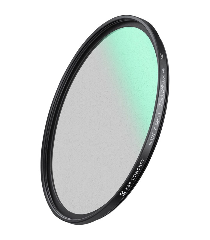 فیلتر دیفیوز کی اند اف مدل K&F Concept C-Series Black Diffusion 1/4 دهانه فیلتر ۷۷ میلی‌متر