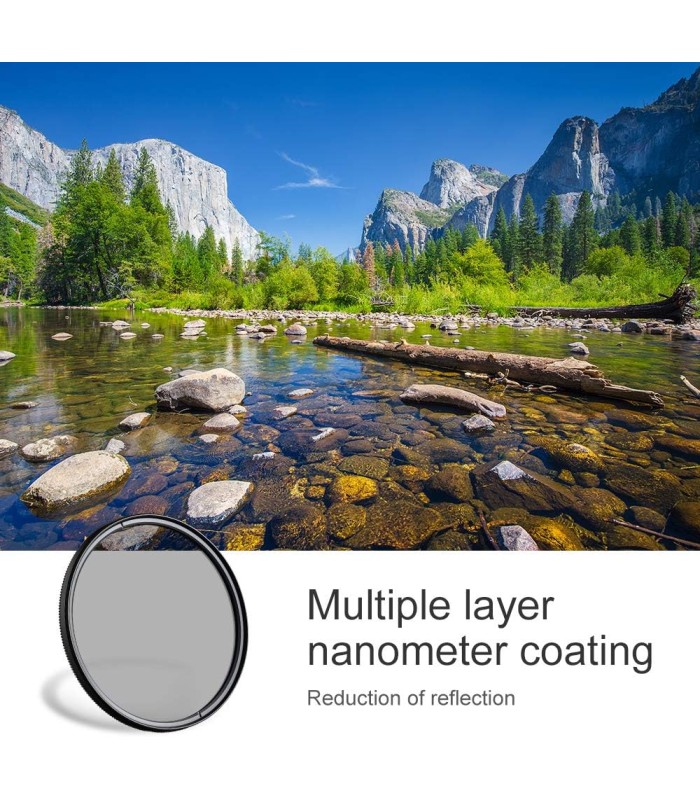 فیلتر پولاریزه کی اند اف مدل K&F Concept CPL Circular Polarising - دهانه ۶۷ میلی‌متر