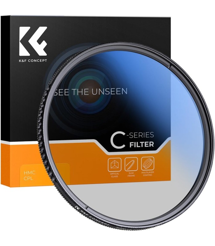 فیلتر پولاریزه کی اند اف مدل K&F Concept CPL Circular Polarising - دهانه ۷۲ میلی‌متر