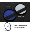 فیلتر UV کی اند اف مدل K&F Classic HMC UV Filter - دهانه ۷۲ میلی‌متری