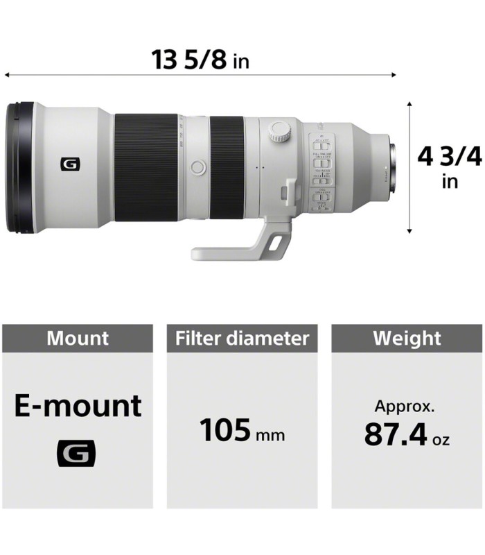 لنز سونی مدل Sony FE 400-800mm f/6.3-8 G OSS