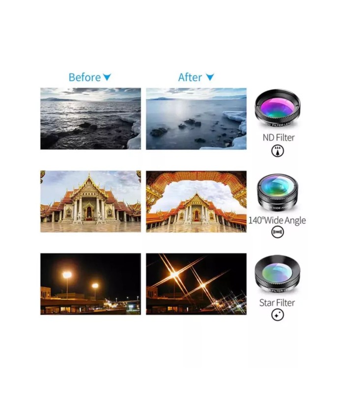 کیت لنز موبایل اپیکسل مدل Apexel APL-DG6