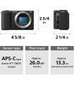 دوربین بدون آینه سونی مدل Sony ZV-E10 II Mirrorless Camera (Black) رنگ مشکی