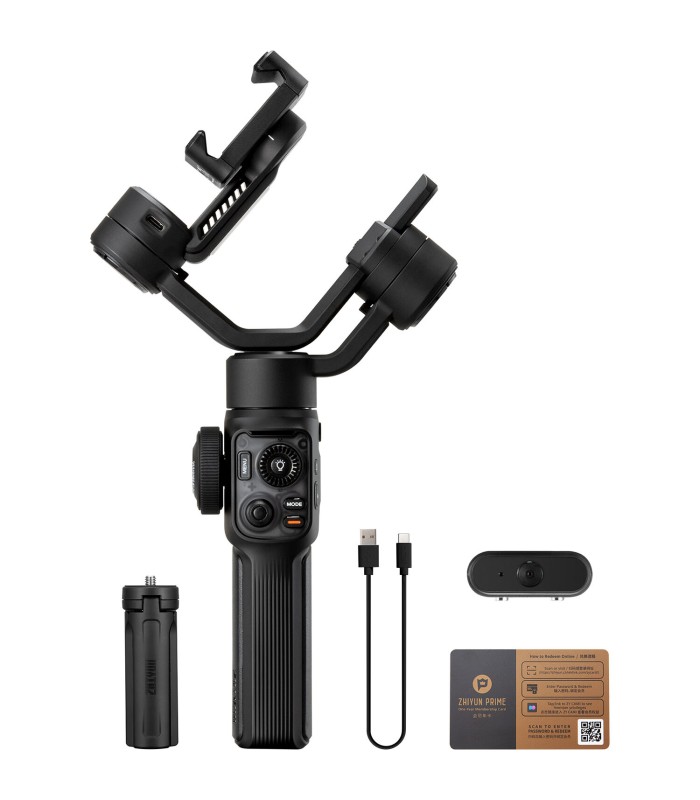 گیمبال موبایل ژیون اسموت مدل Zhiyun Smooth 5S AI Combo - پک کمبو
