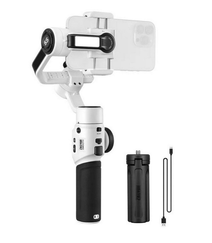 گیمبال ژیون اسموت مدل Zhiyun Smooth 5S - رنگ سفید