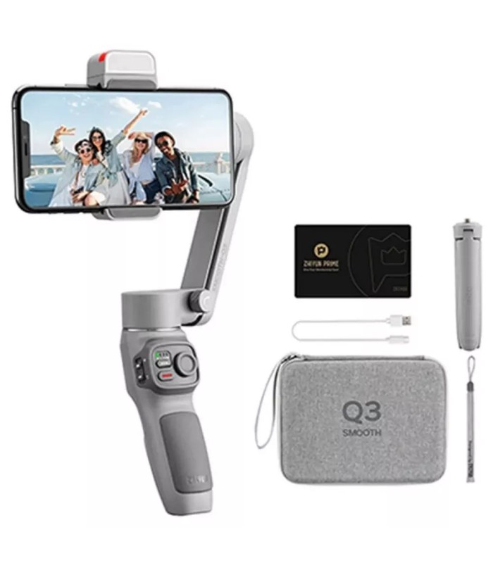 کیت کومبو گیمبال لرزشگیر موبایل ژیون مدل Zhiyun-Tech Smooth-Q3