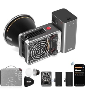نور ثابت سینمایی ژیون مدل Zhiyun MOLUS X60 Bi-Color - پک پرو