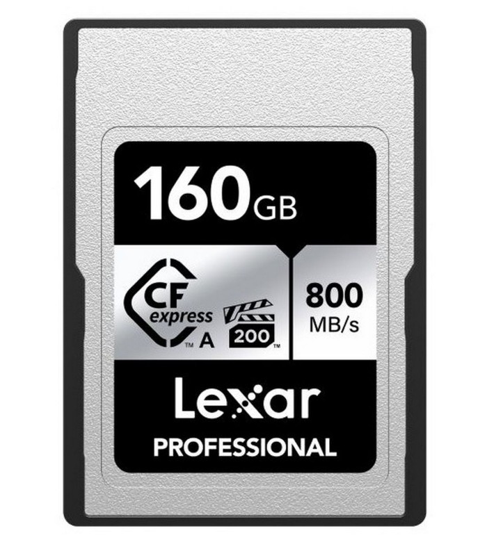 کارت حافظه ۱۶۰ گیگابایت لکسار مدل Lexar 160GB Professional CFexpress Type A SILVER Series