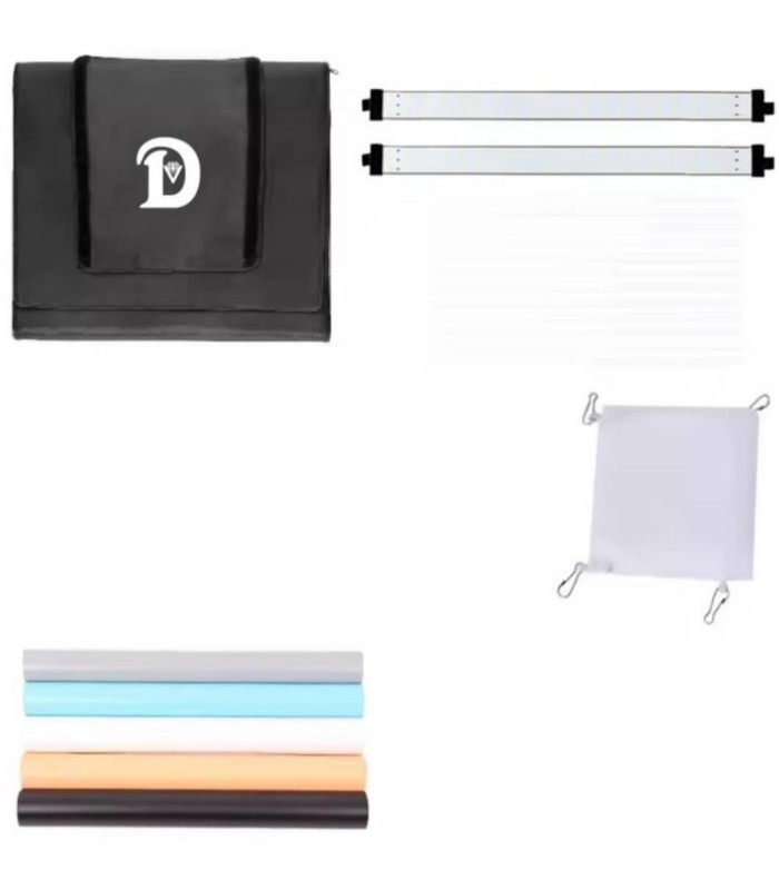 خیمه نور ال ای دی ۶۰×۶۰ سانتی‌متر دیاموند مدل Diamond Photography Tent LED 60x60