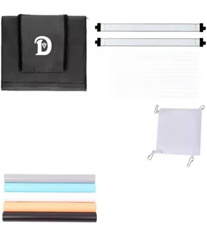 خیمه نور ال ای دی ۷۵×۷۵ سانتی‌متر دیاموند مدل Diamond Photography Tent LED 75x75