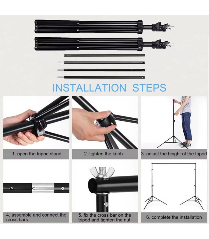 سه پایه نگهدارنده فون پرتابل مدل ۲۸۰ پرو Portable Background holder 280 pro