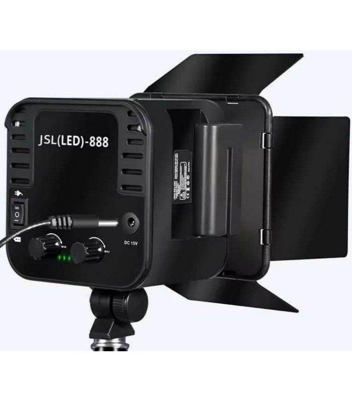 پروژکتور نور ثابت آر جی بی jsl 888 RGB به همراه باتری NP-F770 و شارژر