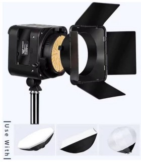 پروژکتور نور ثابت آر جی بی jsl 888 RGB به همراه باتری NP-F770 و شارژر