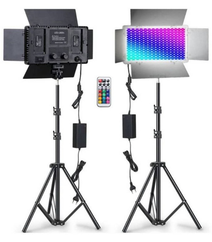 کیت ۲ شاخه نور ثابت پروفشینال آر جی بی PROFESSIONAL +U800 RGB fixed light