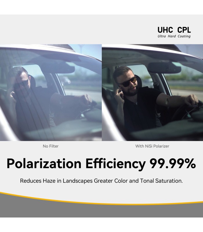 فیلتر پلاریزه نیسی مدل NiSi UHC CPL - دهانه ۸۲ میلی‌متر