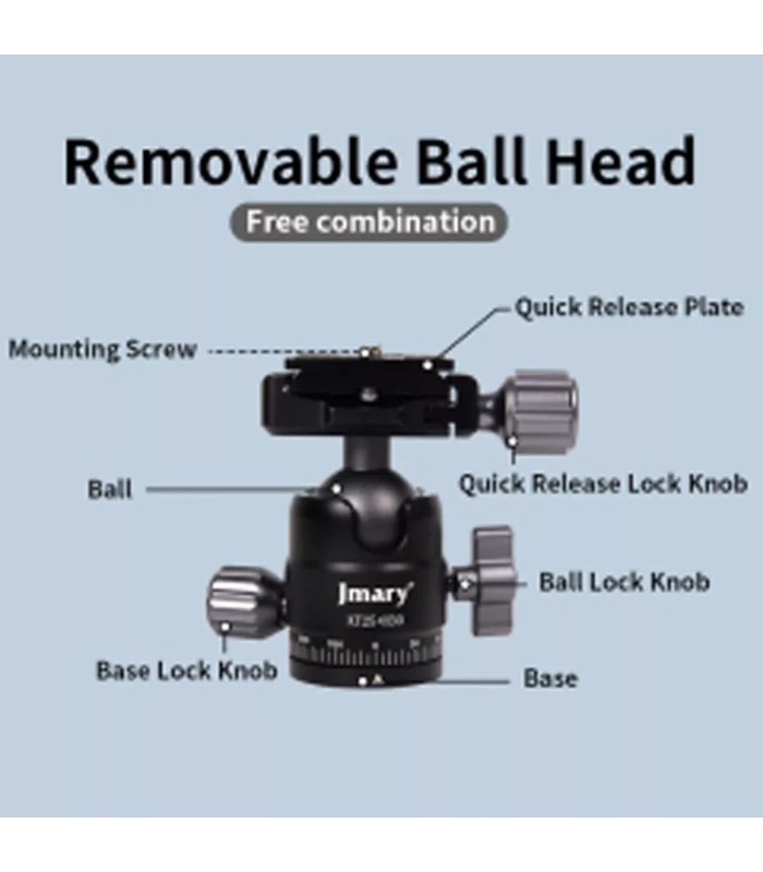 سه پایه دوربین جی ماری مدل Jmary KT25+H30