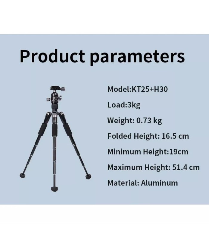 سه پایه دوربین جی ماری مدل Jmary KT25+H30