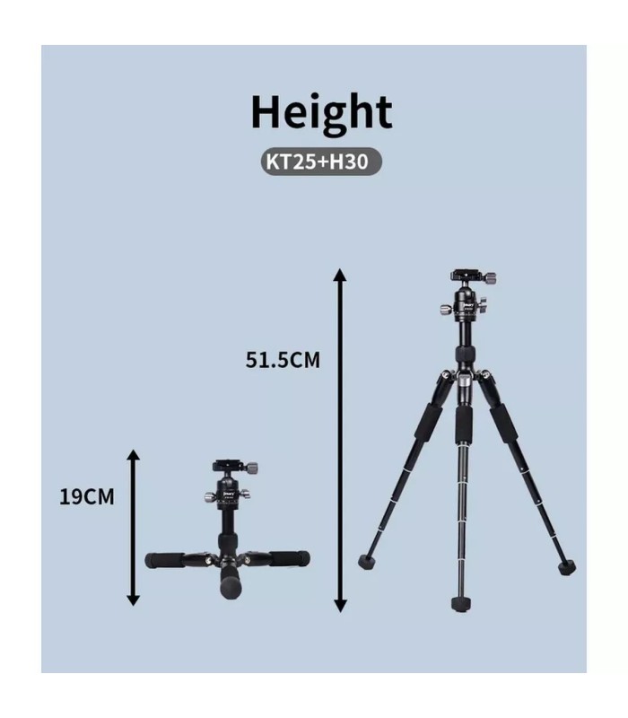 سه پایه دوربین جی ماری مدل Jmary KT25+H30