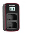 شارژر دوبل باتری کینگما مدل KingMa LP-E6 Battery Dual Charger for Canon