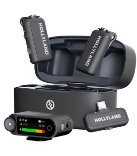 میکروفون یقه‌ای بی‌سیم هالی‌لند مدل Hollyland LARK MAX 2 Combo - پک کمبو