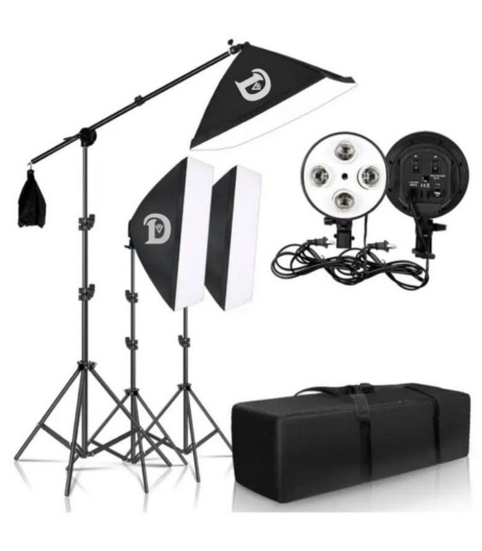 کیت نور ثابت ۱۲ لامپ دیاموند مدل Diamond LED LIGHT Kit 12 LAMPS