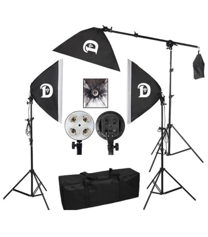 کیت نور ثابت ۴ لامپ دیاموند مدل Diamond LED Kit 4 LAMP